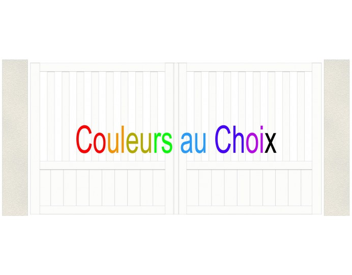 Portillon Aluminium De Jardin 1m30 X 1m - Kit à Monter Blanc RAL 9010 - Fabriqué En France - 2